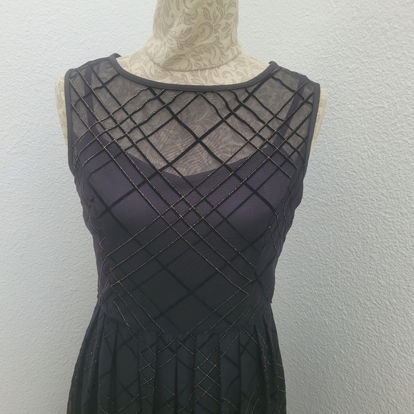 Ellen Tracy Dress Fit & Flare Little Black Dress - Picture 3 of 9